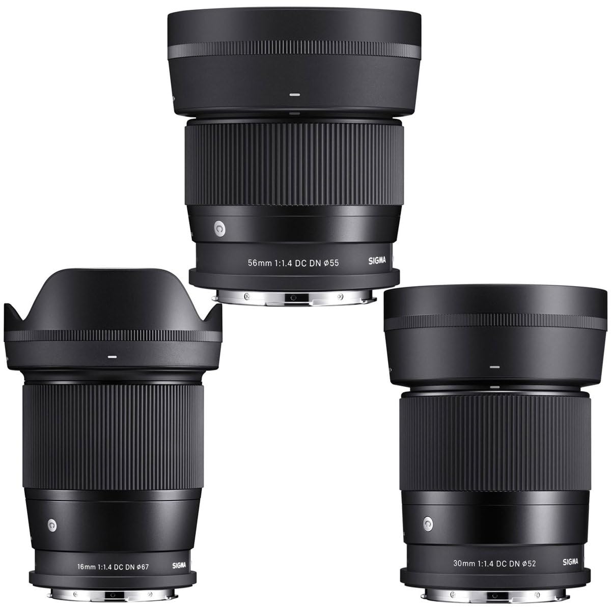 Amazon.co.jp: Sigma 16mm、30mm、56mm f/1.4 DC DN コンテンポラリー